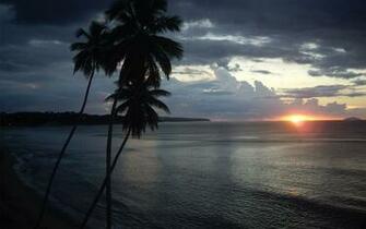 Atardecer En Aguada Playa Puerto Rico Paisajes Wallpaper