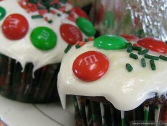 Wallpaper M Cupcakes Christmas Desserts