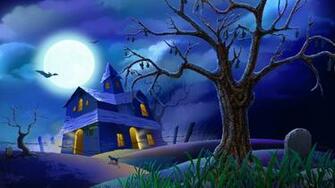 La Noche De Halloween Luna Fondos Pantalla