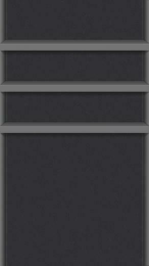 Tap And Get The App Shelves Minimalistic Unicolor Simple