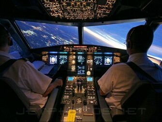 Airplane Cockpit Wallpaper