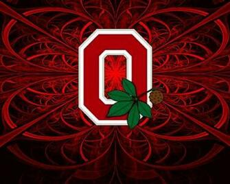 With Buckeye Leaf On A Fractal Background Hq Wallpaper