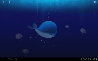 Little Whale 3d Wallpaper Screenshot