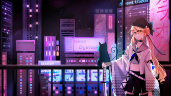 Neon Purple Wallpaper