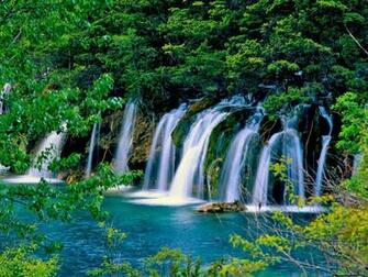 Forest Waterfall Wallpaper HD