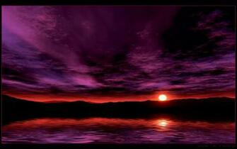 Burgundy Sunset Wallpaper
