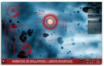 Windows 3d Themes Iron Man Jarvis Ui Hacking Host