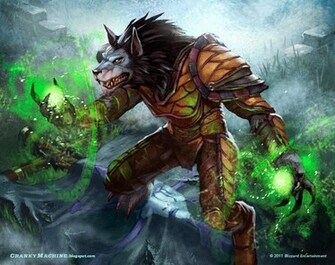 Worgen Druid By Stephencrowe