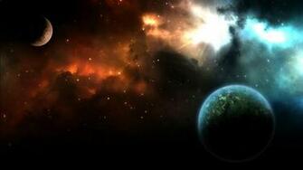 Nebulae Wallpaper Space Moons HD Desktop