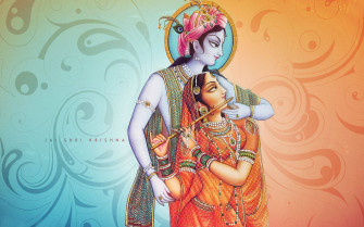 Cute Radha Krishna Wallpaper