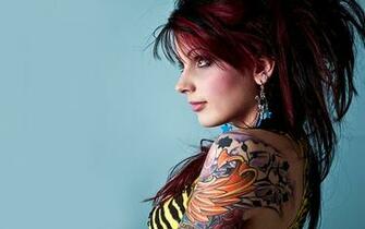 Tattooed Women Wallpaper