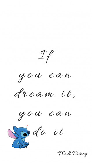 Walt Disney Quote iPhone Wall Paper Wallpaper
