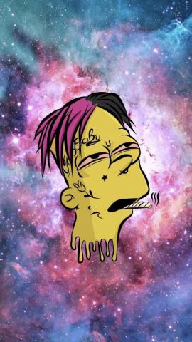 Bart Simpson Trippy Wallpaper On