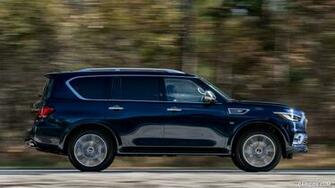 Infiniti Qx80 Color Hermosa Blue Side HD Wallpaper