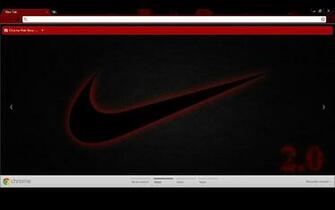 The Nike Theme Features A Black And Red Color Scheme It Has An