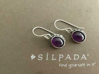 Silpada Sterling Silver Oval Purple Amethyst And Similar Items