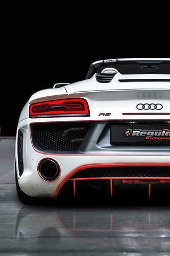 White Audi R8 iPhone Wallpaper V10 Spyder Regula