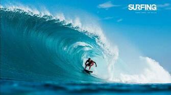 Surfing In Teahupoo Tahiti Wallpaper HD