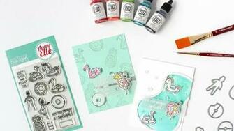 Creating Easy Watercolor Background With Liquid Watercolors
