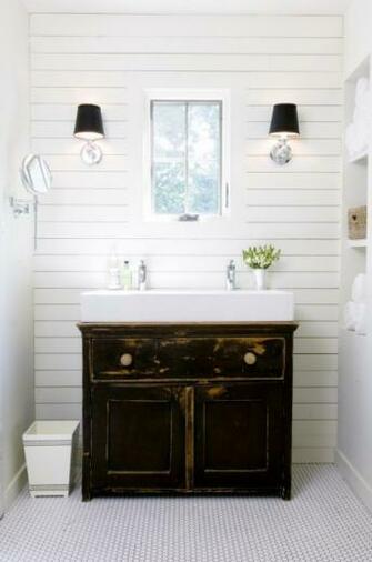Antique Dresser Turned Vanity