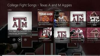 College Fight Songs Texas A M Aggies Album App For Windows In