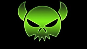 Horny Skull Background By Rttg