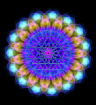Sri Yantra Mandala By Omniscience1