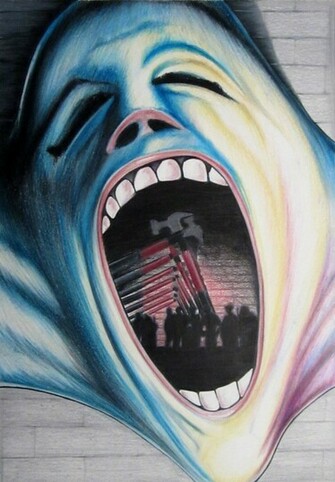 Pink Floyd The Wall Face Wallpaper By Skrob