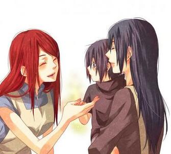 Kushina Uzumaki Image Mikoto And Itachi HD Wallpaper