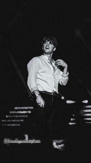The Vamps Brad Simpson Wallpaper Black And White Night Day