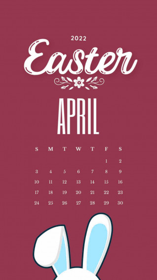April Calendar Wallpaper
