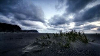 Karakare Beach New Zealand Widescreen Wallpaper
