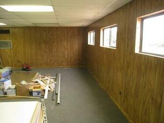 How Can I Cover Ugly Wood Panel In My Rental House