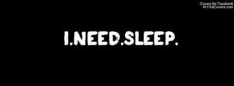 Need Sleep Cover HD Wallpaper
