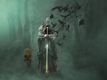 Wizard Of Death In A Dark Forest By Lothar Dieterich