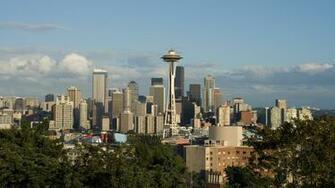 Wallpaper Space Needle City Seattle Usa Skyscrapers Desktop