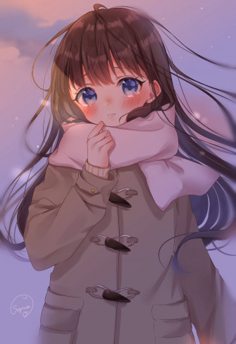 Aesthetic Sad Anime Girl Wallpaper