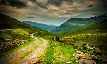Wallpaper Park Blue Sky Mountain Green Tourism Nature