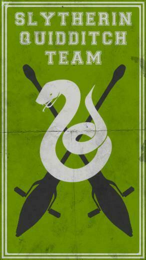 Quidditch Team Poster Slytherin By Theladyavatar