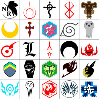 Anime Symbols By Azraeldadashev Wallpaper