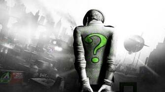 Batman Arkham City Wallpaper Black White In Color Riddler