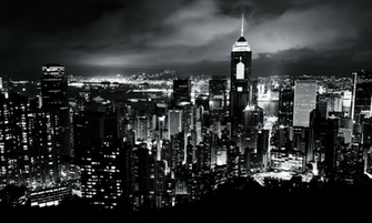 Displaying Gallery Image For City At Night Black And White