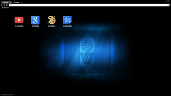Duke Blue Devils Chrome Theme Basketball