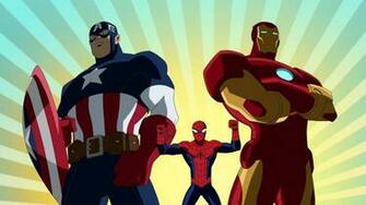 Captain America Spider Man And Iron Wallpaper