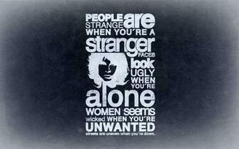 The Doors Typography Lyrics Jim Morrison Wallpaper