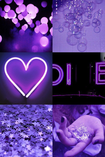 Aesthetic Wallpaper Violet Full HD