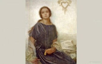 Alphonse Mucha Wallpaper Art Print Paintings