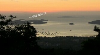 Uss Nimitz Near Chalong Bay