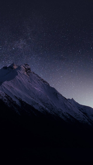 Night Mountain Wallpaper