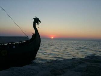 Viking Ship Wallpaper